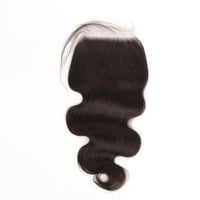 Image 1 of Body Wave Transparent Lace Closure