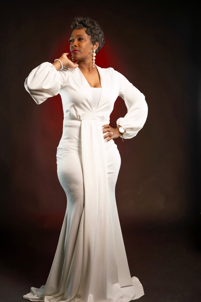 Image of Long White Dress