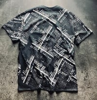 Image 2 of Navajo Times News Print T-Shirt in black