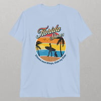 Image 3 of "Florida Shores - Waves and Wags" Unisex T-Shirt for Adults