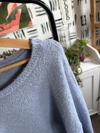 Image 2 of Oversized  crop fuzzy top