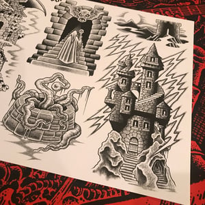 Image of Castles & Dungeons single flash sheet