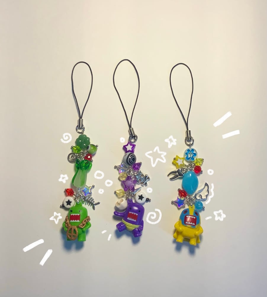 Image of Domo clutter charms ꩜ ⋆｡˚