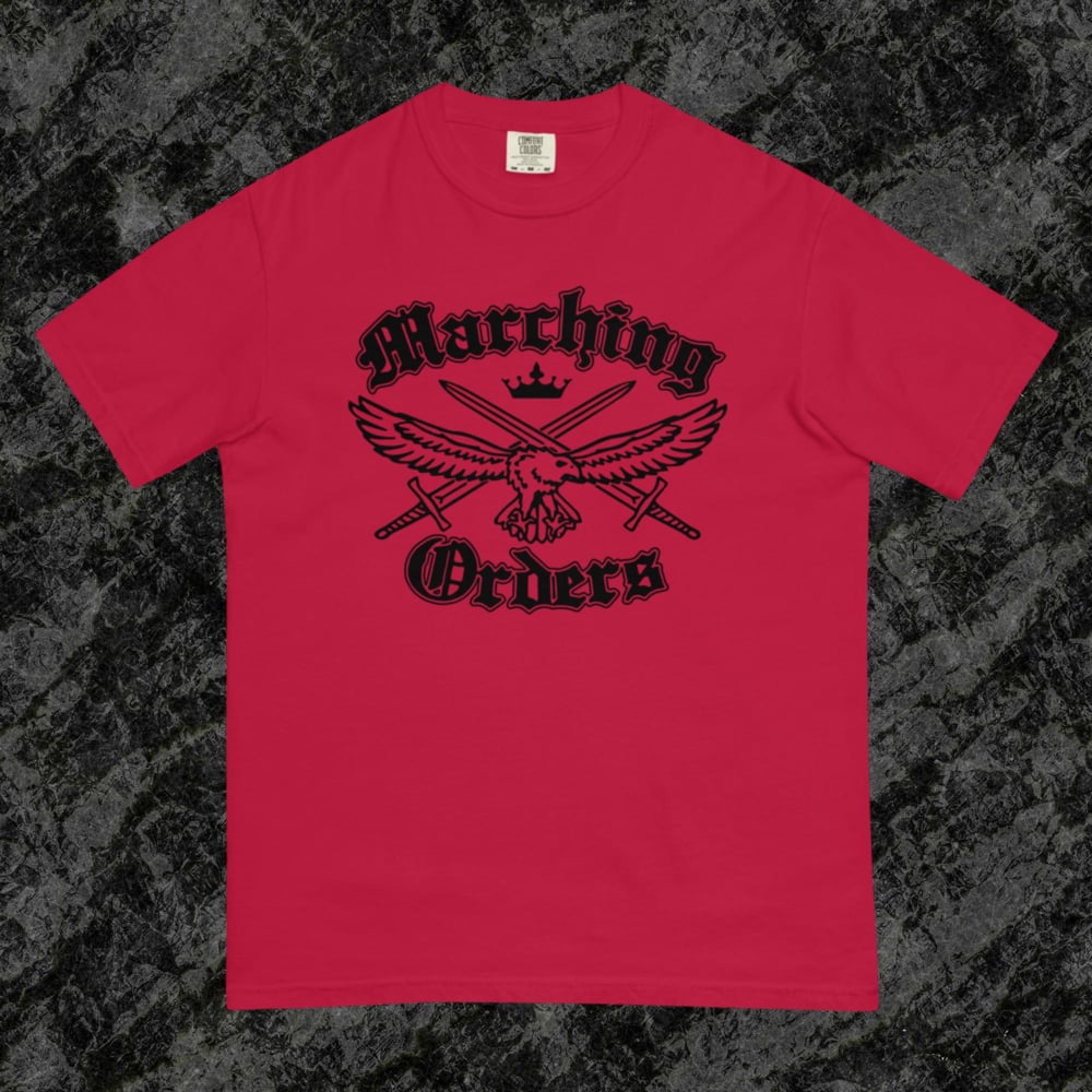 Marching Orders Men’s garment-dyed heavyweight t-shirt