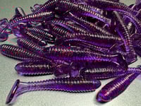 Image 2 of 2" Salty Ripper Paddle Tail Purple Haze Swimbait