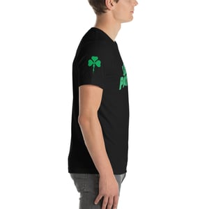 Image of Listen to Saint Patrick Unisex Black T-Shirt