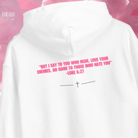 Image 3 of ‘Sending the love of Christ’ hoodie