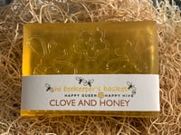 Image 1 of Clove And Honey Honeybee Glycerin Body Bar