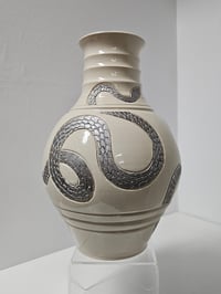 Image 6 of Vase 11 - 3 Silver snakes