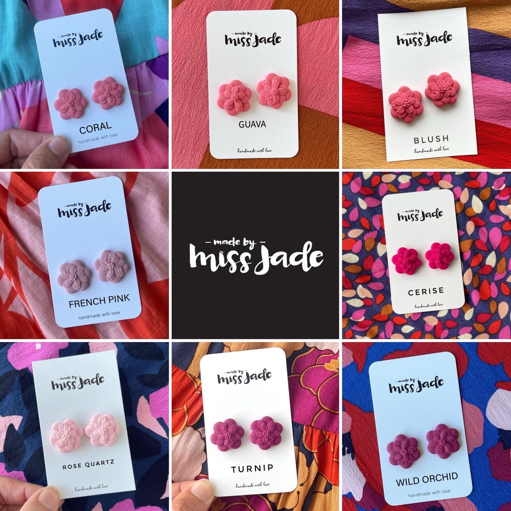 Image of Mary-Flower Studs