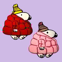 Image 1 of Snoopy Puffer Coat
