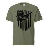 Image 2 of Christian Waterfowlers American Flag Ducks Unisex garment-dyed heavyweight t-shirt copy