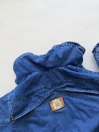 Image 5 of Oilily Vintage Denim Bomber Jacket Size 128 7 - 8 years 