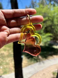 Image 1 of Double Heart Keychains 