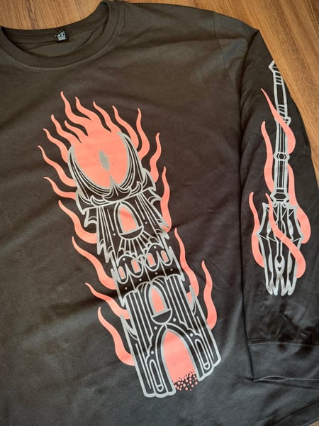 Image of BARAD DUR FADED BLACK LONG SLEEVE 