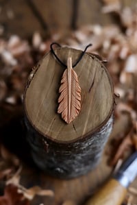 Image 7 of Feather-  Pendant Necklace 