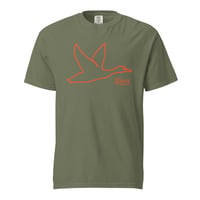 Image 4 of Goose Creek Co Goose Outline - Unisex garment-dyed heavyweight t-shirt