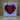 Red Heart Name Shadowbox 