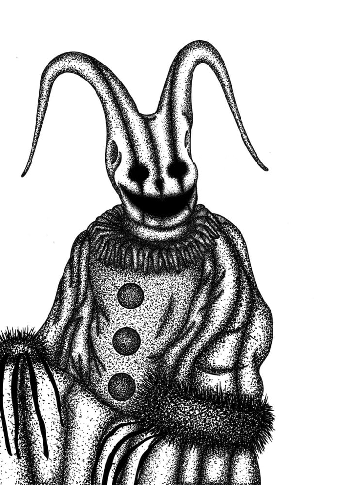 Image of Spooky Scary Clown Print