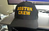 Nike Black Fitted Classic 99 Hat with Boston Crew Gold Logo