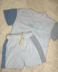 Boys Block Shorts Set 