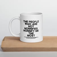 Image 2 of  Horrified White glossy mug- 20 OUNCES!