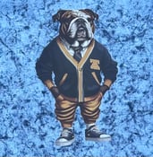 Image of Aggie Polo Bulldog TieDye Blue