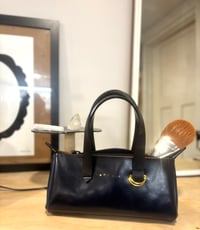 Image 2 of Black + Blue Coffin Teardrop Painters Bag