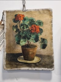 Image 1 of Swarm Zipped Pouch - Red Geraniums