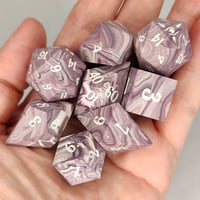 Image 5 of Lilac Veil<br>8 Piece Polyhedral Set