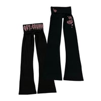 Image 1 of scene queen rhinestone yoga pant *pink*