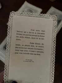 Image 9 of Lot de 4 images pieuses sur papier gaufré-dentelle, 1880!