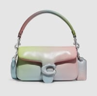 Image 1 of COACH Pillow Tabby 18 Ombre Napa Leather multi color mini crossbody bag