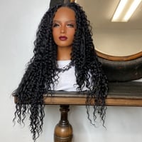 Image 1 of Serenity 13x4 Lace Front Wig | 30” Espresso Black Curls | Natural Density Blend