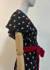 Image 4 of Dotty Printed Wrapover Dress