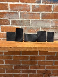 Image 2 of Horween Chromexcel BLACK Horsehide Leather Rectangles