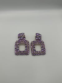 Image 5 of Mini Crystal earrings ( Deep edition) 