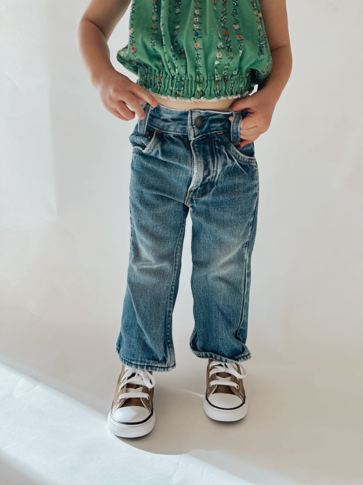 Image of Vintage 70's Levi's Bells Size 2T