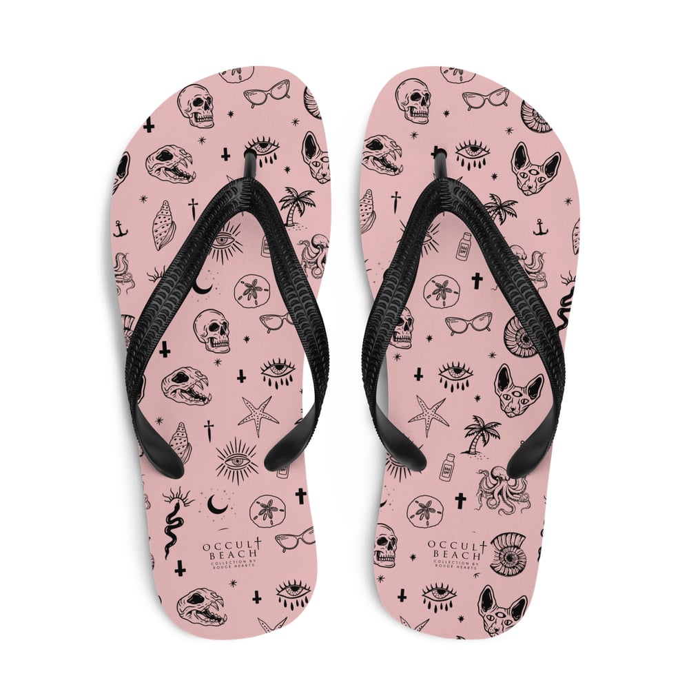 Occult Beach Pink Flip-Flops