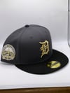Detroit Tigers Graphite Gold 7 3/4