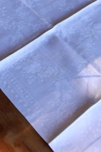 Image 5 of 3 französische Servietten, Monogram J R 