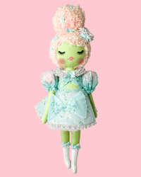 Image 2 of Medium Art Doll Party Gal
