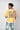 Crop Button Up Yellow 