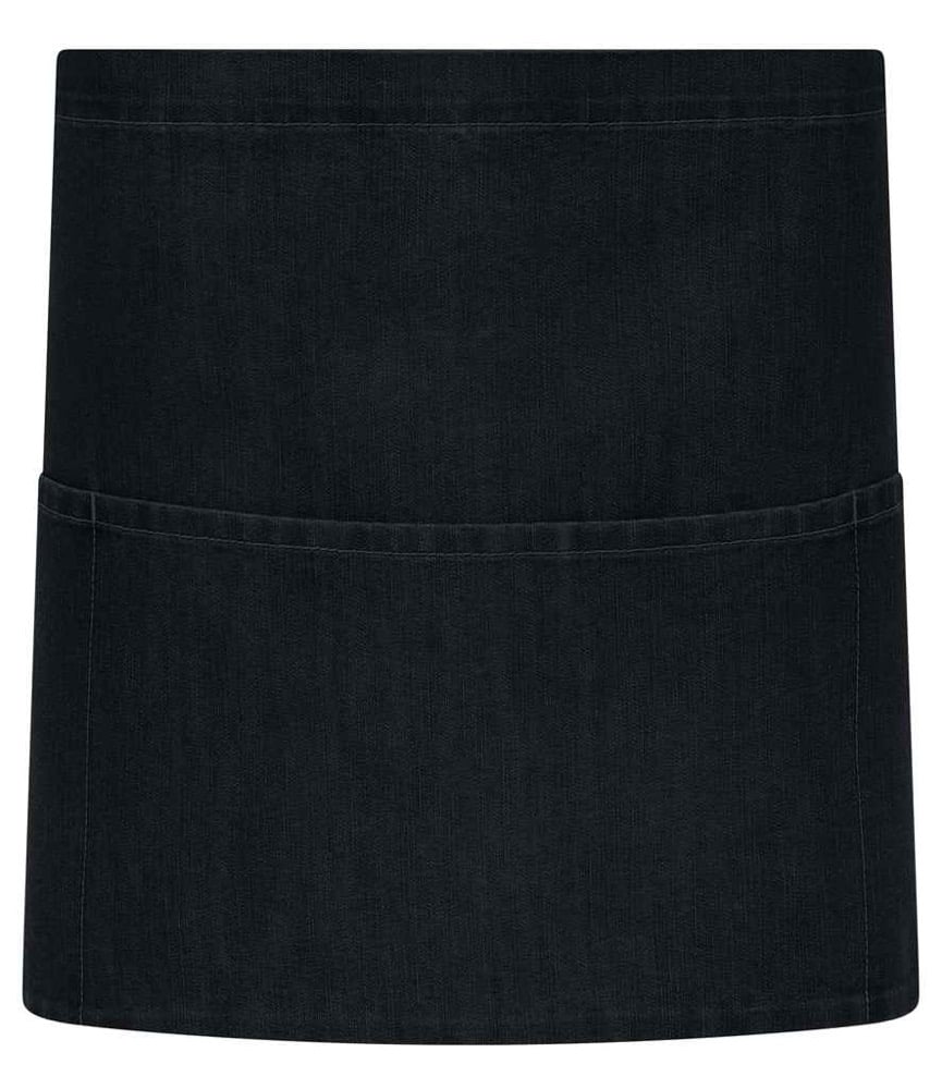 Image of Embroidered denim aprons personalised 