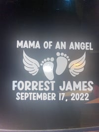 Mama/Daddy of an Angel Decal