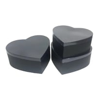 Image 1 of Set of 3 Floral Heart Box 