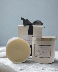 Blueberry cheesecake candle