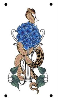 Image 2 of snake in the lilacs  