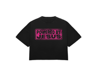 Image 1 of Powered by Jesus Tee (Pink)