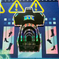 Hyperdrama Tour San Francisco Cross - Prismatic Vinyl Sticker